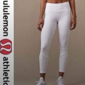 Lululemon white capri leggings